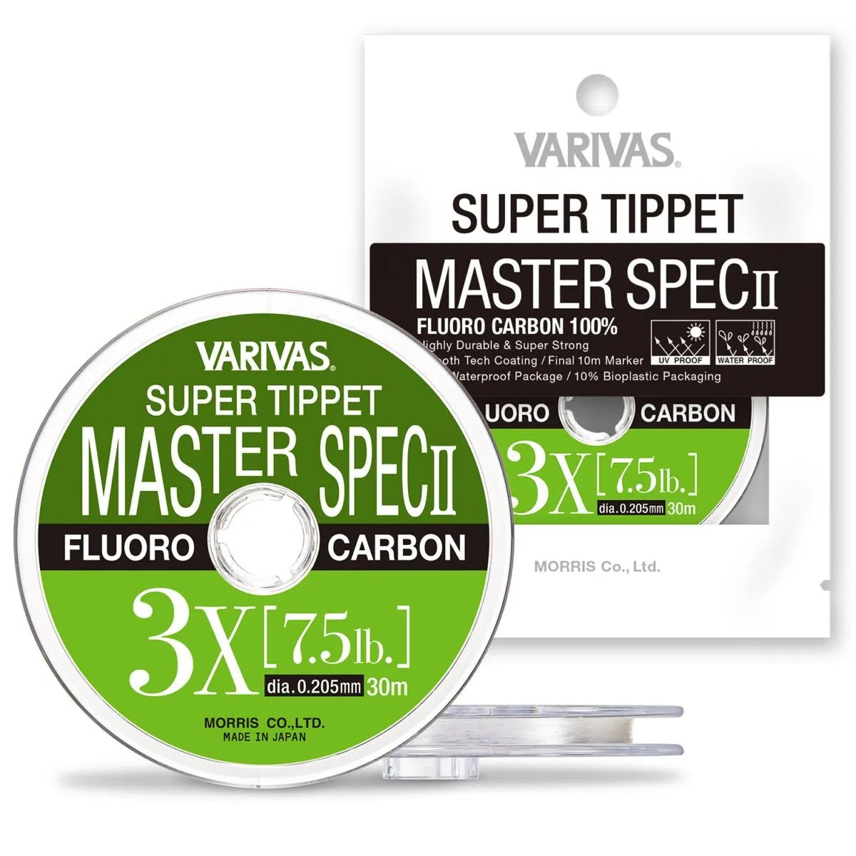 VARIVAS Super Tippet Master Spec II Fluorocarbon packaging