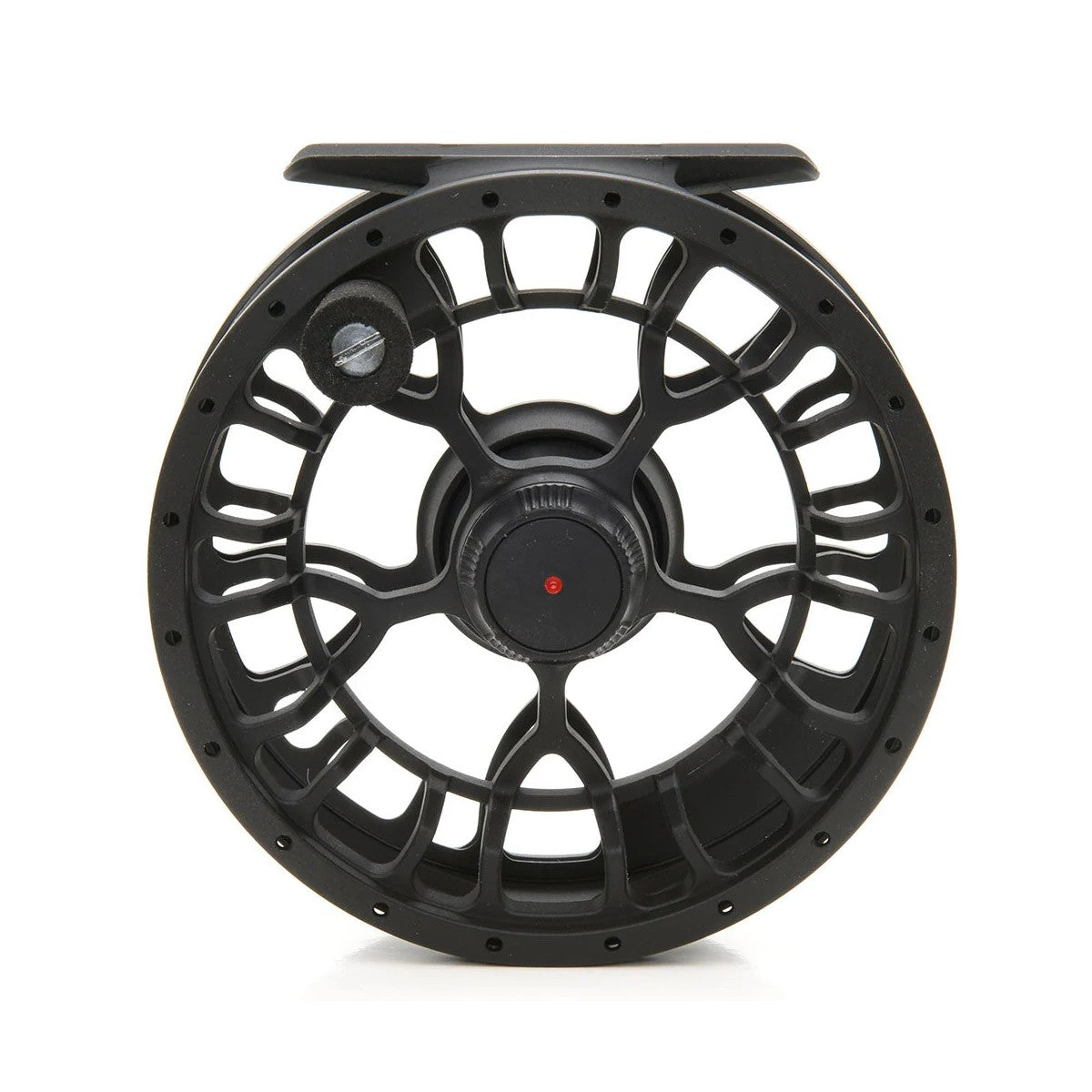 Vision Hero Nymph & Dry fly reel Black front view