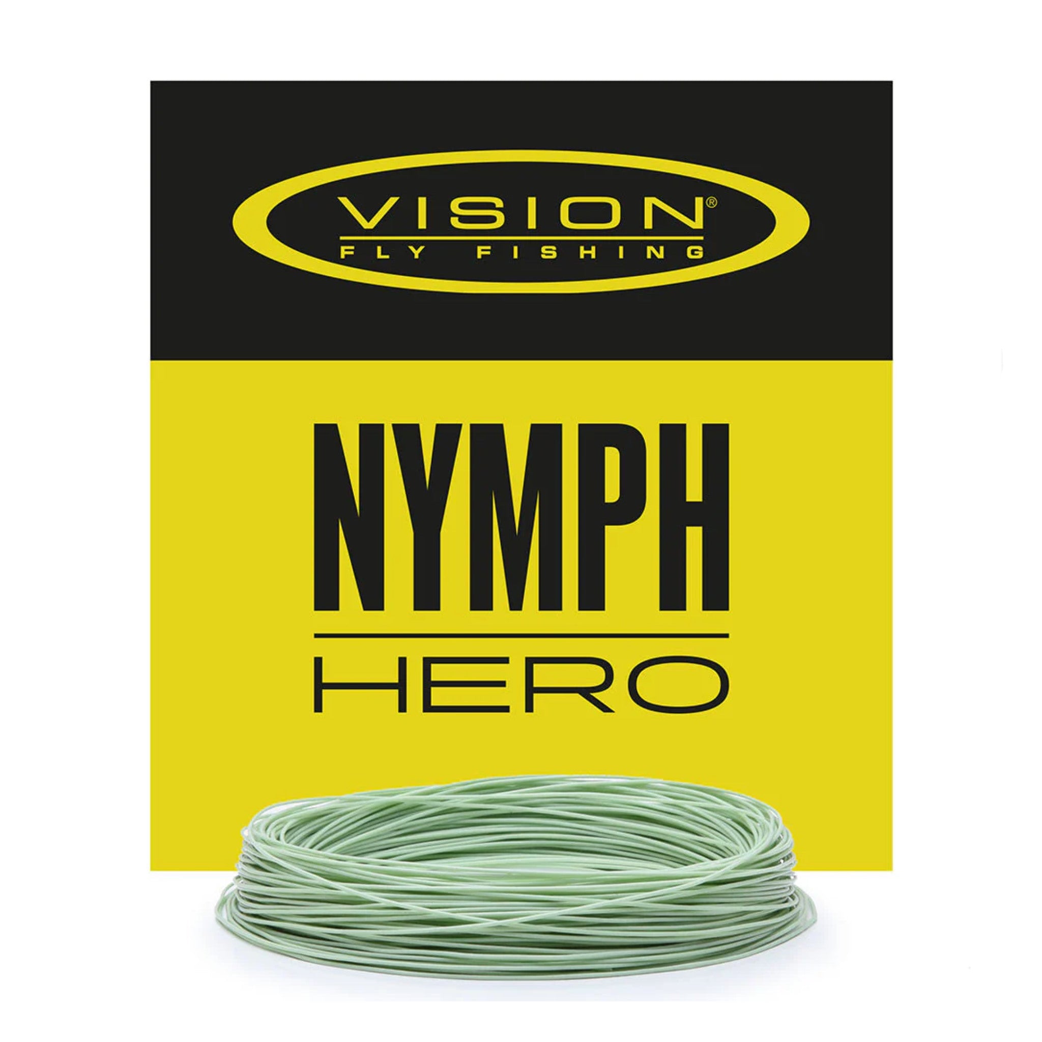 Fly line Vision HERO Nymph for euro nymphing, light green