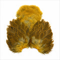 Whiting Farms Brahma Hen Soft Hackle with Chickabou – Golden Straw