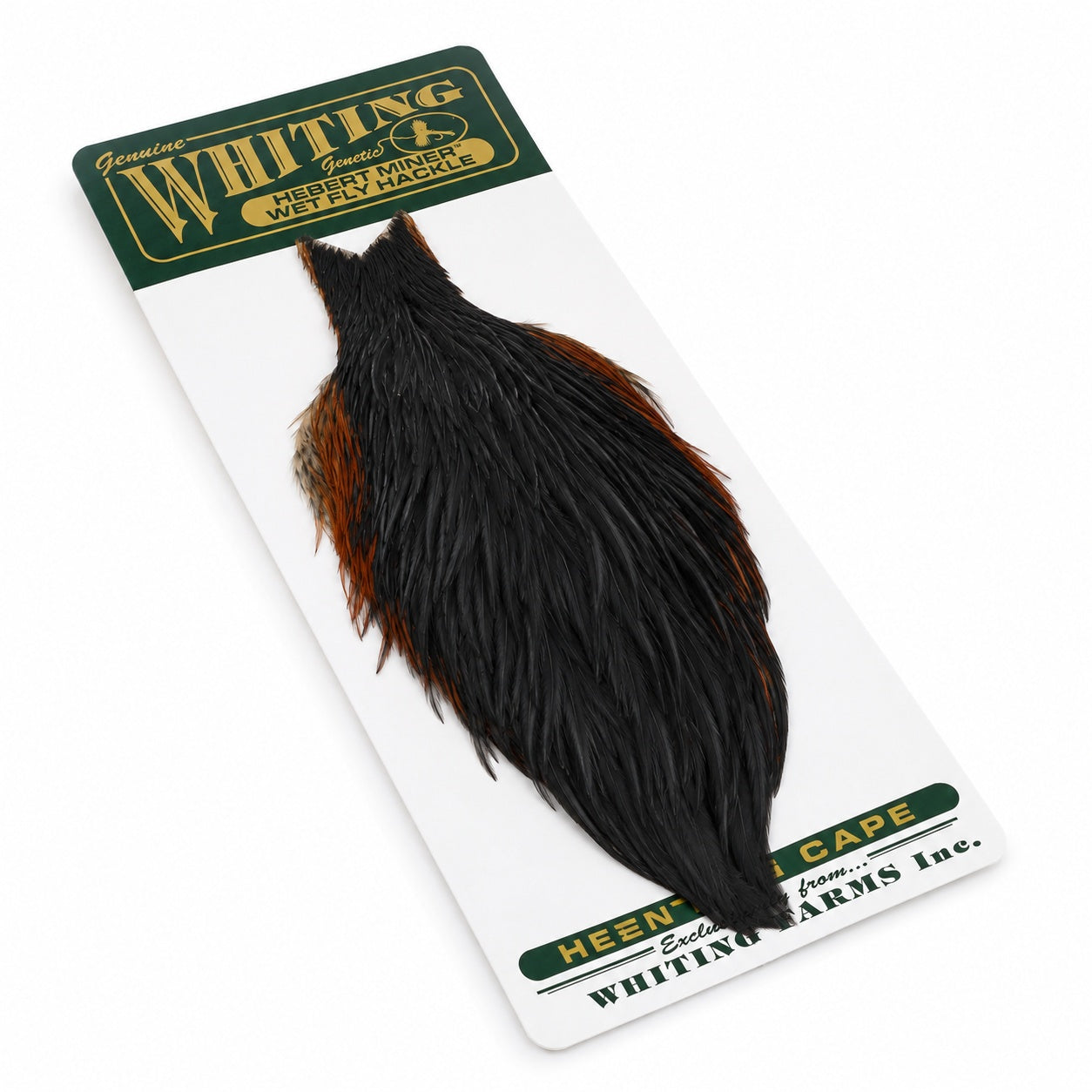 Whiting Farms Hebert Miner Hen Cape – Black