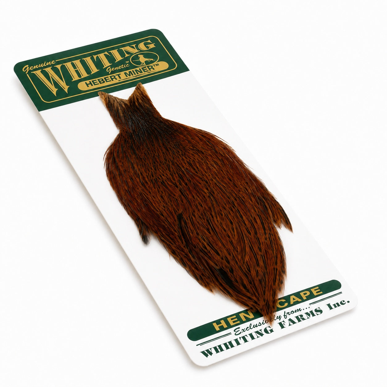 Whiting Farms Hebert Miner Hen Cape – Brown