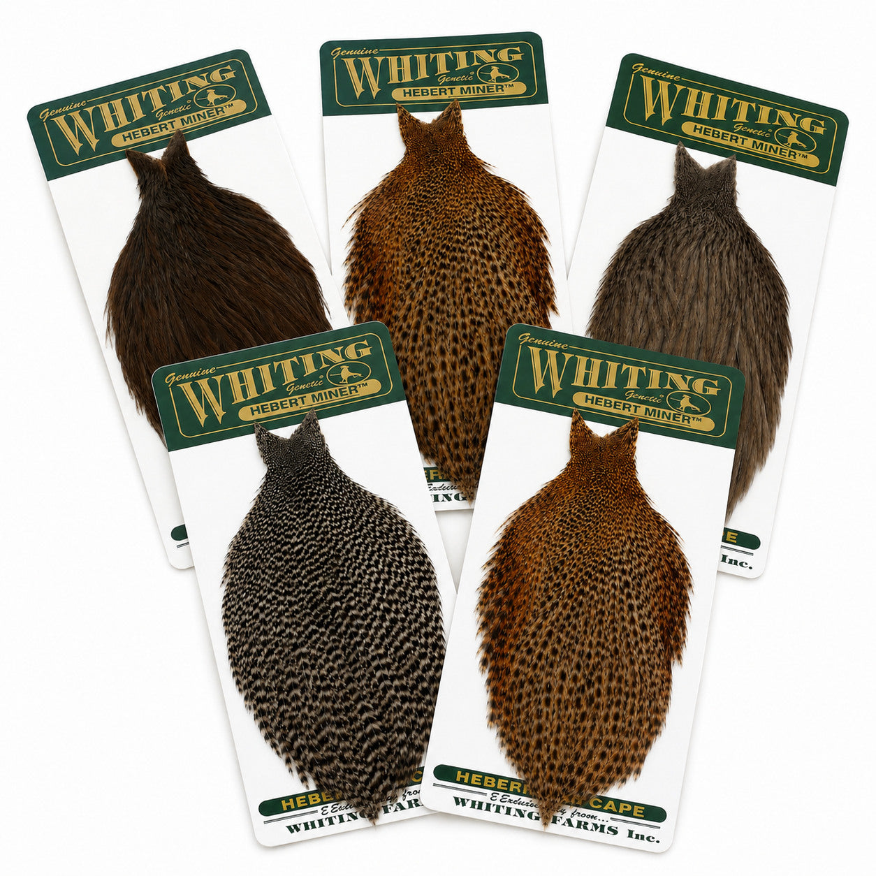 Whiting Farms Hebert Miner Hen Cape – available colors