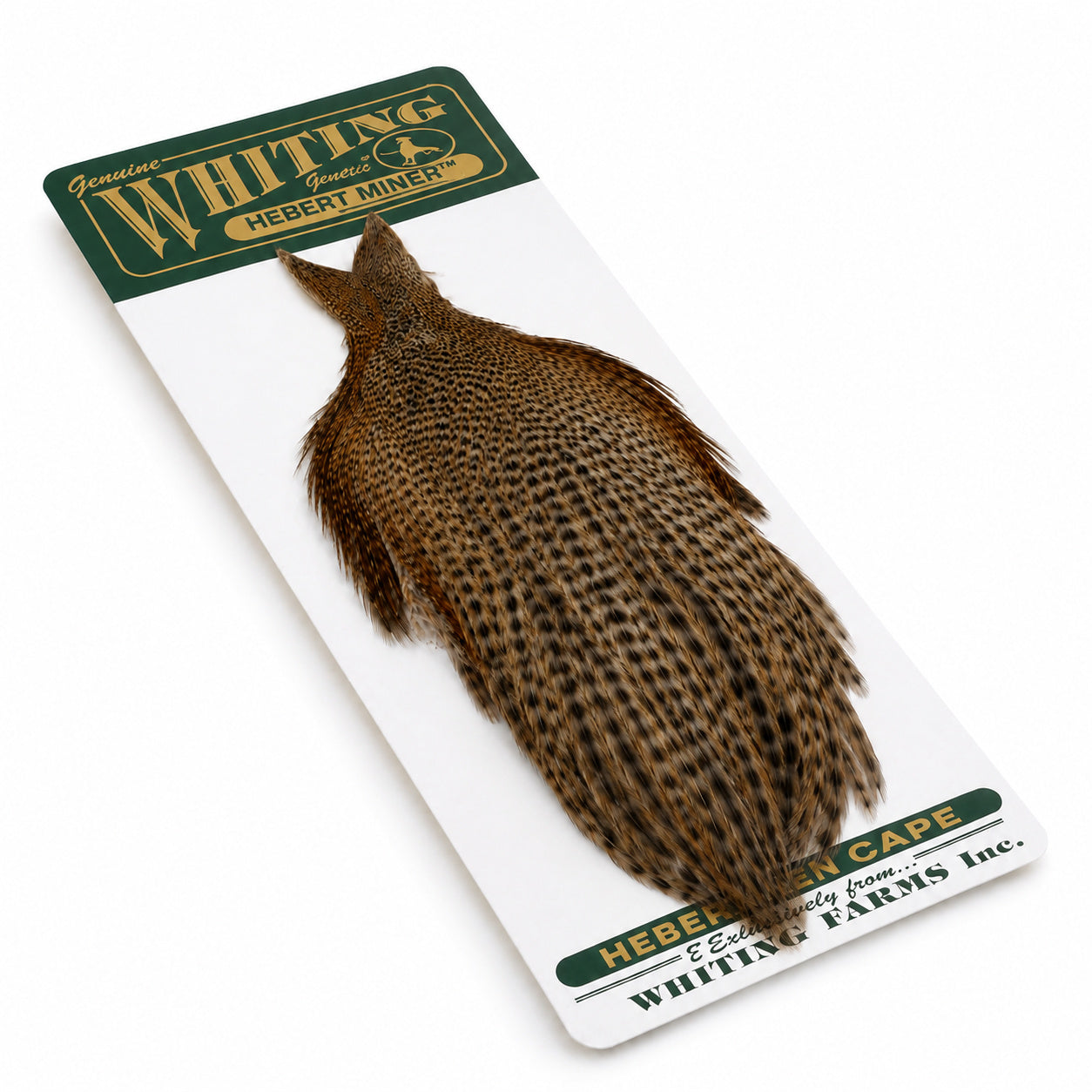Whiting Farms Hebert Miner Hen Cape – Dun Grizzly